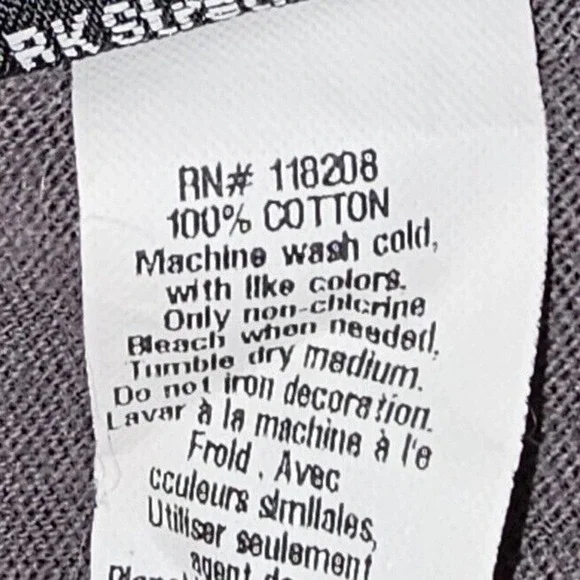 Harley-Davidson T-Shirt Skull V Neck Gray Plus Size 2X Okoboji Iowa - Picture 7 of 8